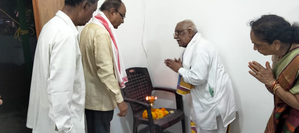  Inauguration of Senior Citizen Association building at 5.00 A.M. 